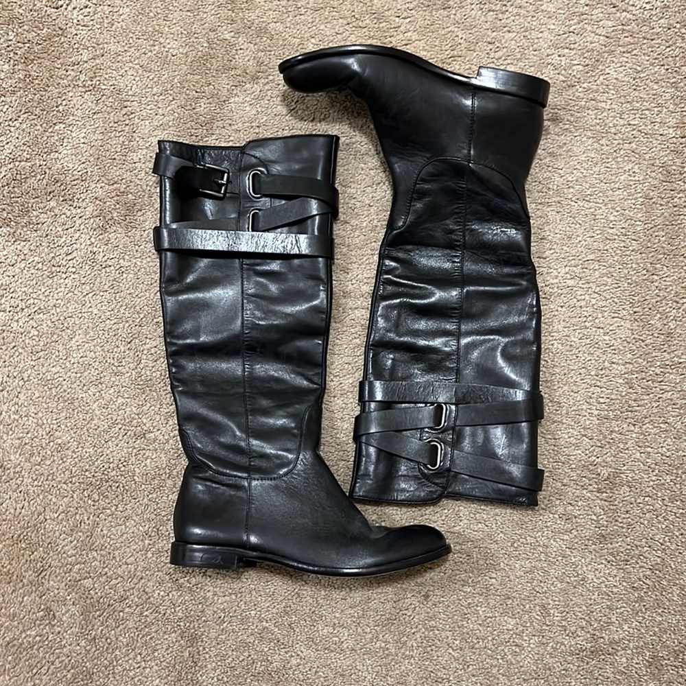 Coach Tall Leather Boots